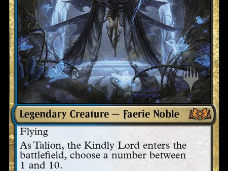 Talion, the Kindly Lord (Promo Pack) [Wilds of Eldraine Promos] For Sale