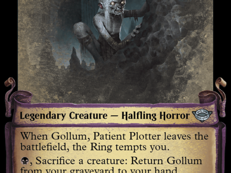 Gollum, Patient Plotter [The Lord of the Rings: Tales of Middle-Earth Showcase Scrolls] Hot on Sale