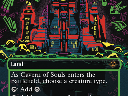 Cavern of Souls (0410a) (Borderless) [The Lost Caverns of Ixalan] For Sale