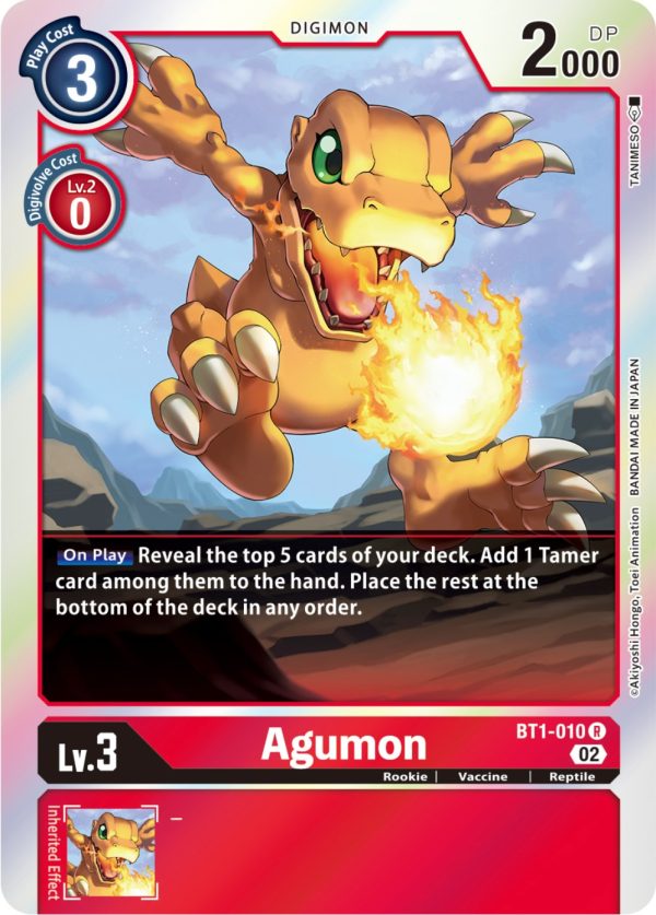 Agumon [BT1-010] [Resurgence Booster] on Sale