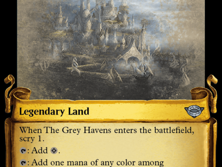 The Grey Havens [The Lord of the Rings: Tales of Middle-Earth Showcase Scrolls] For Sale