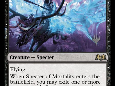 Specter of Mortality (Promo Pack) [Wilds of Eldraine Promos] For Cheap