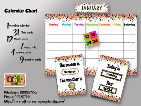 Confetti Calendar Set Discount