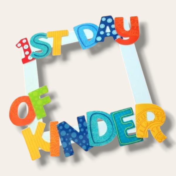 1st day of kinder photo frame Sale