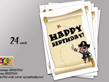 Pirates birthday cards Supply