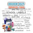 Inside out  Separate items For Discount