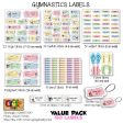 Gymnastics  school labels packs on Sale