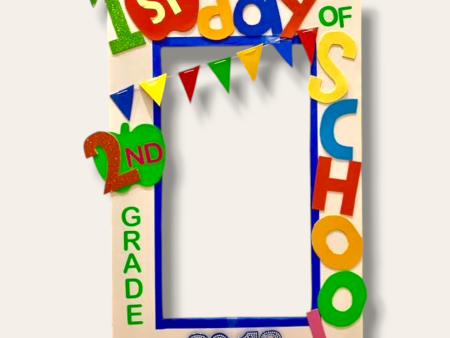 1st day of school photo frame 3 Discount