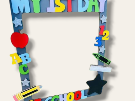 My 1st day of school photo frame Online