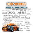 Hot Wheels  School labels packs on Sale