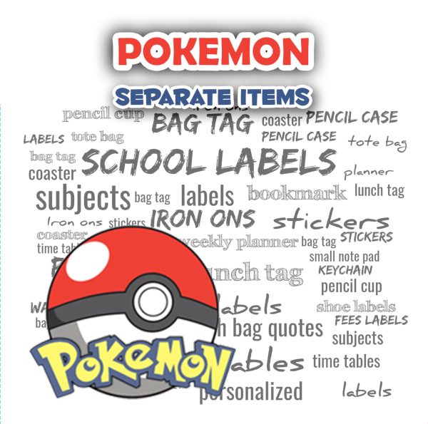 Pokemon  Separate items Cheap