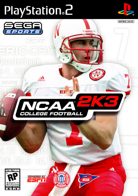 NCAA COLLEGE FOOTBALL 2K3  - XBOX Online Hot Sale