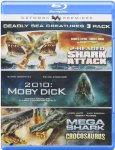 2-HEADED SHARK ATTACK 2010: MOBY DICK ME  - BLU-DEADLY SEA CREATURES 3-PACK For Sale